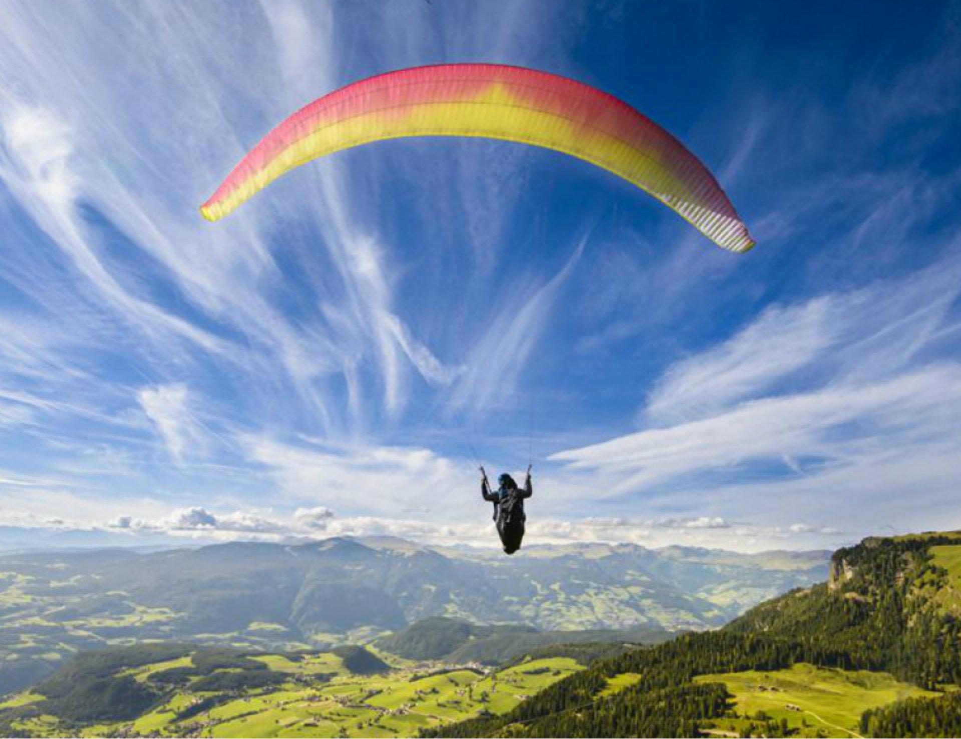 Vol en parapente bi-place, grands airs