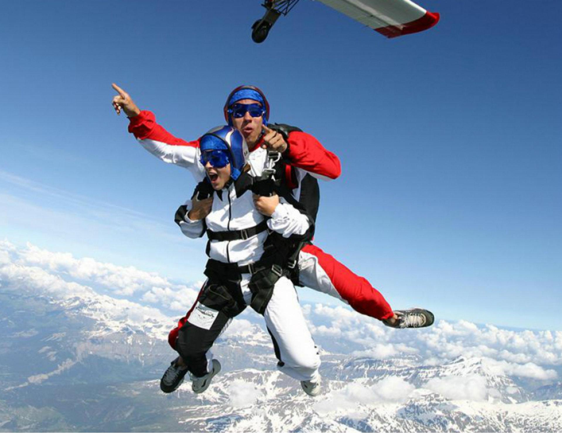 Parachute avec photo et vidéo