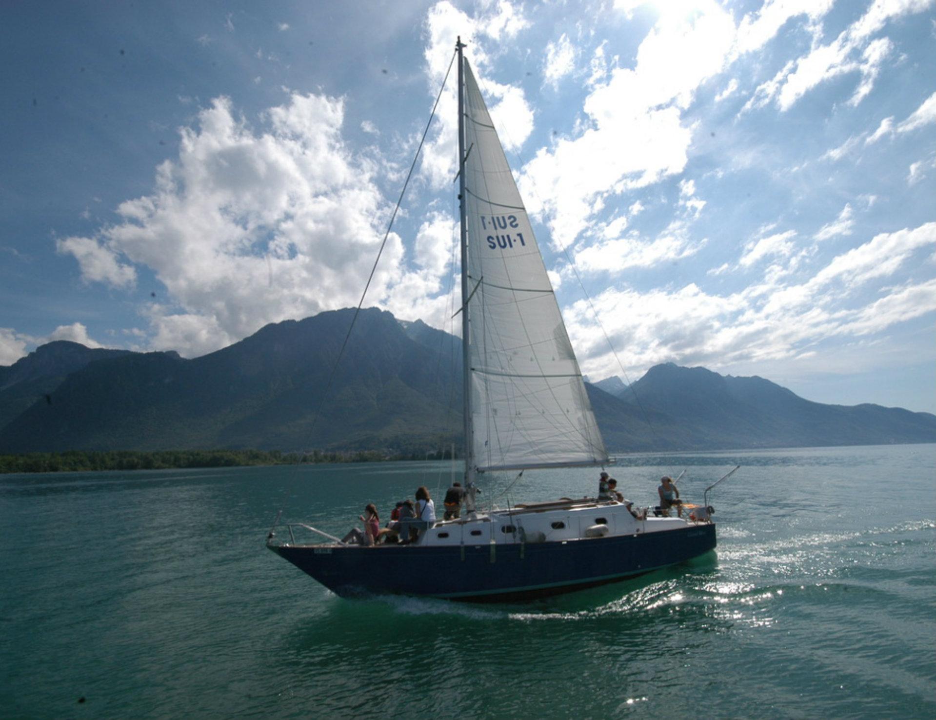 Sortie en voile et nuit sur le Léman