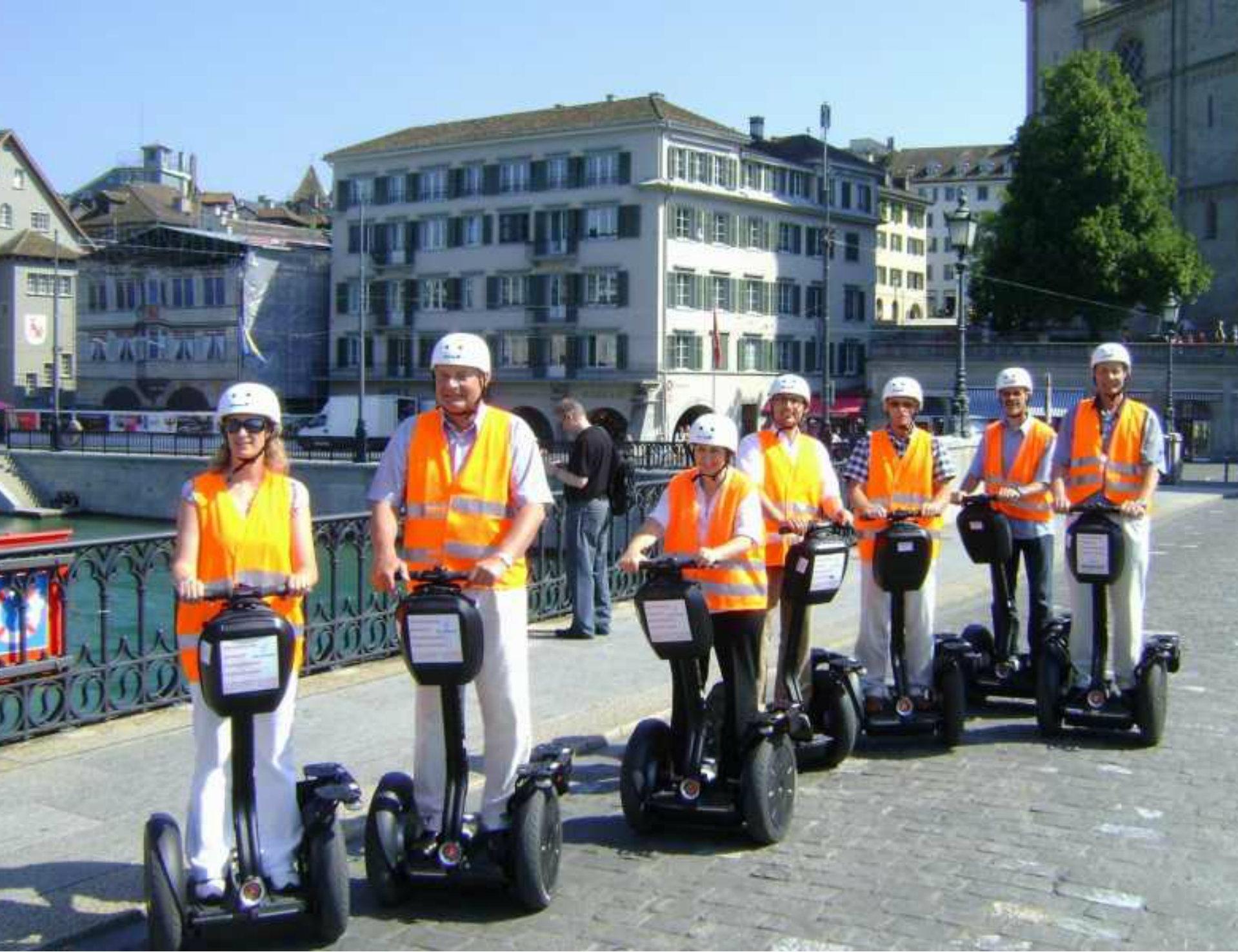 Tour de ville en Segway, Bâle, Zürich ou Berne