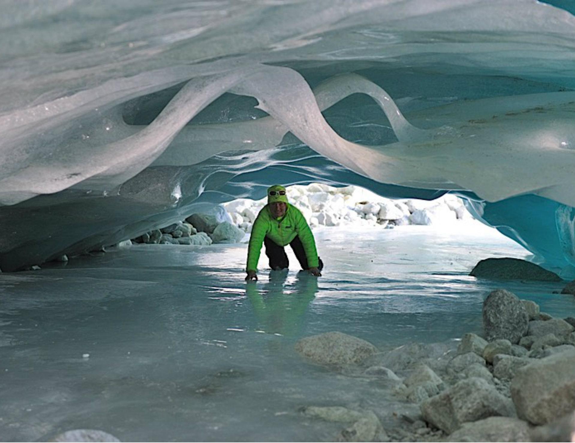 Au cœur du glacier