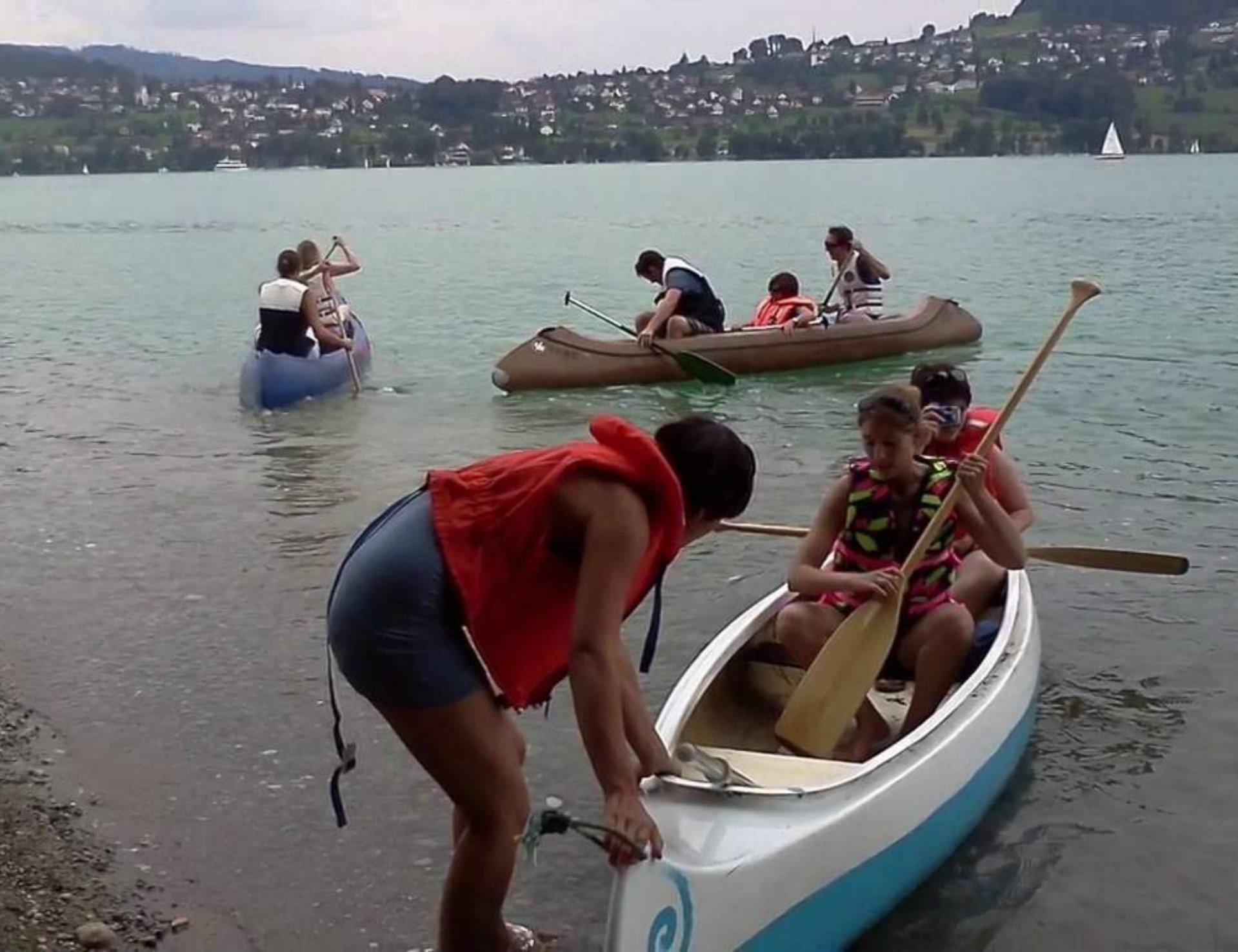 Balade en canoë avec grillade