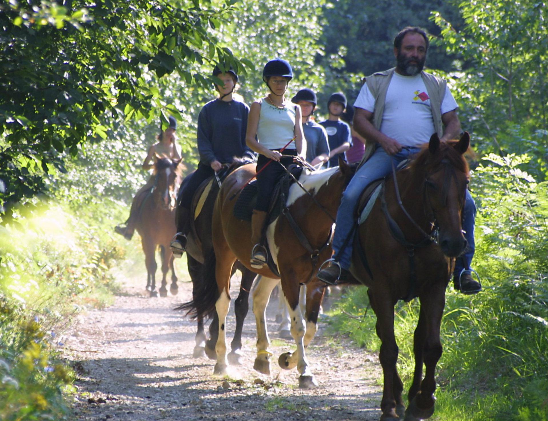 Dormir sur la paille et randonnée à cheval