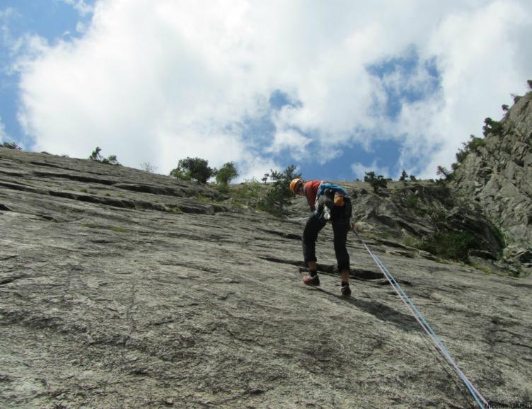 Descente en rappel