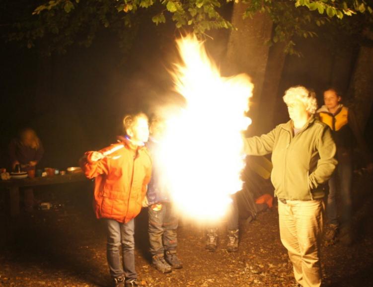 Journée feu en famille