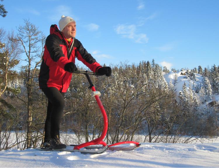 Kickspark sur le lac de Joux 