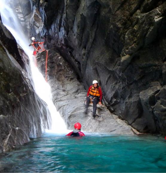 Canyoning en Valais - la Morge